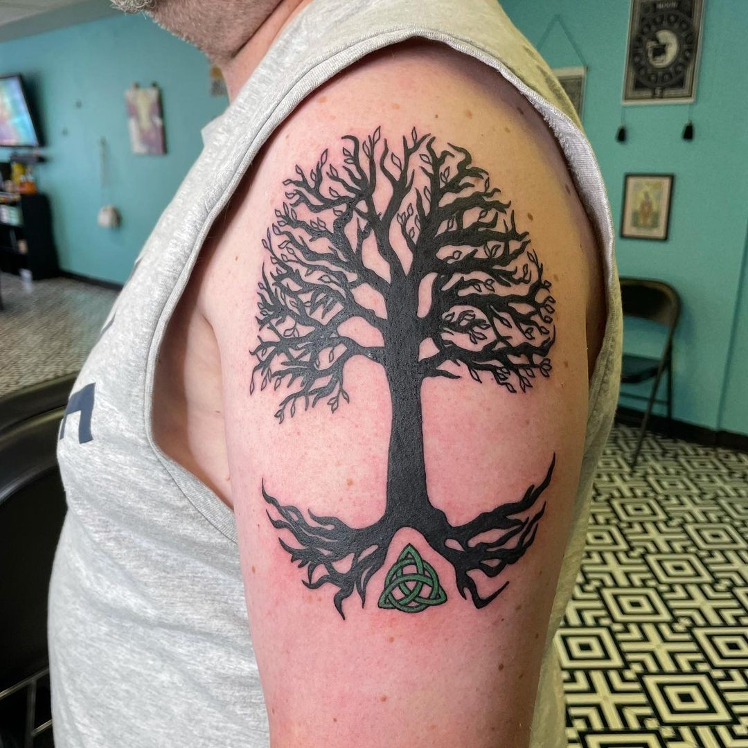 Tree Of Life Celtic Knot Tattoo