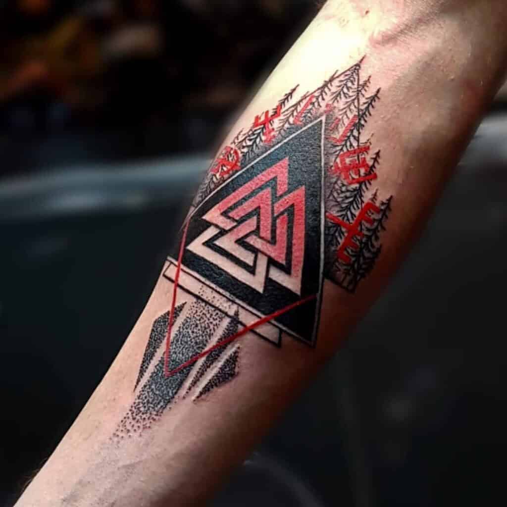 Valknut Tattoos