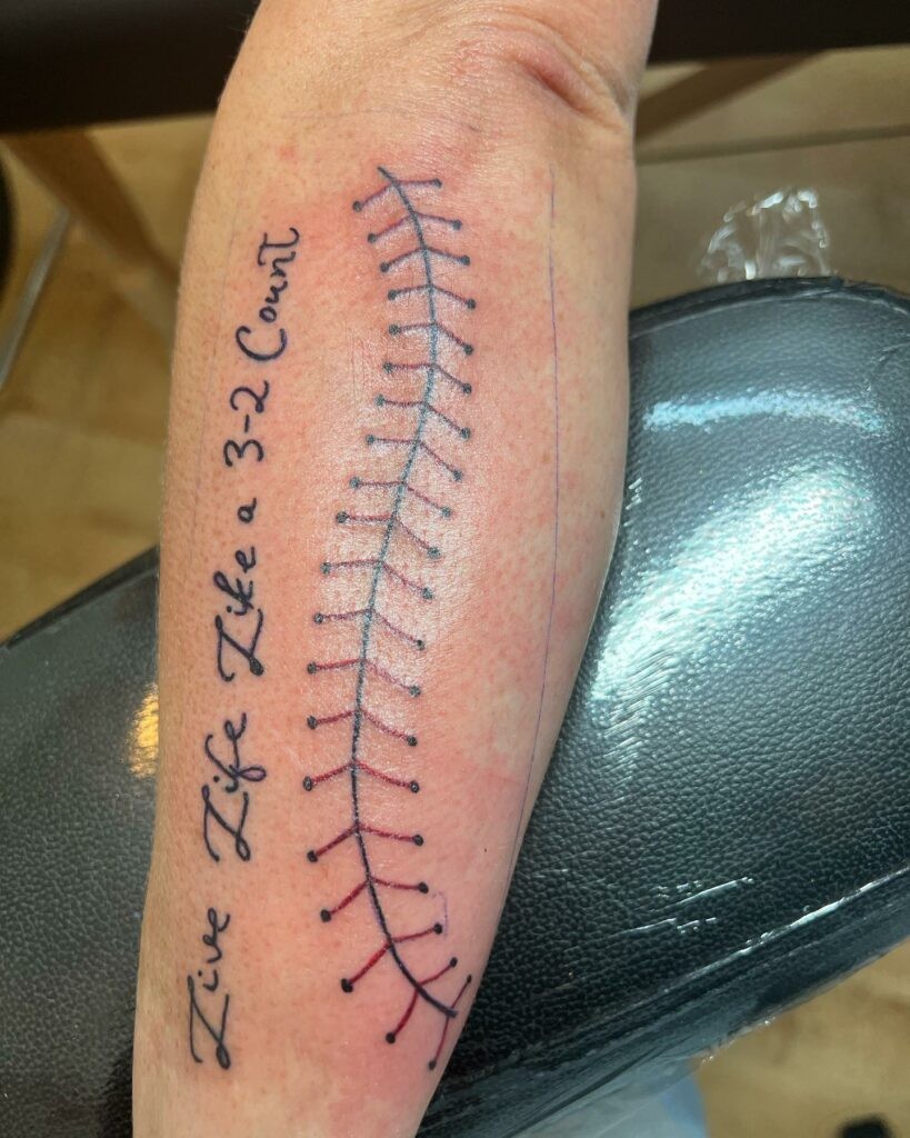 Baseball Fan Tattoo