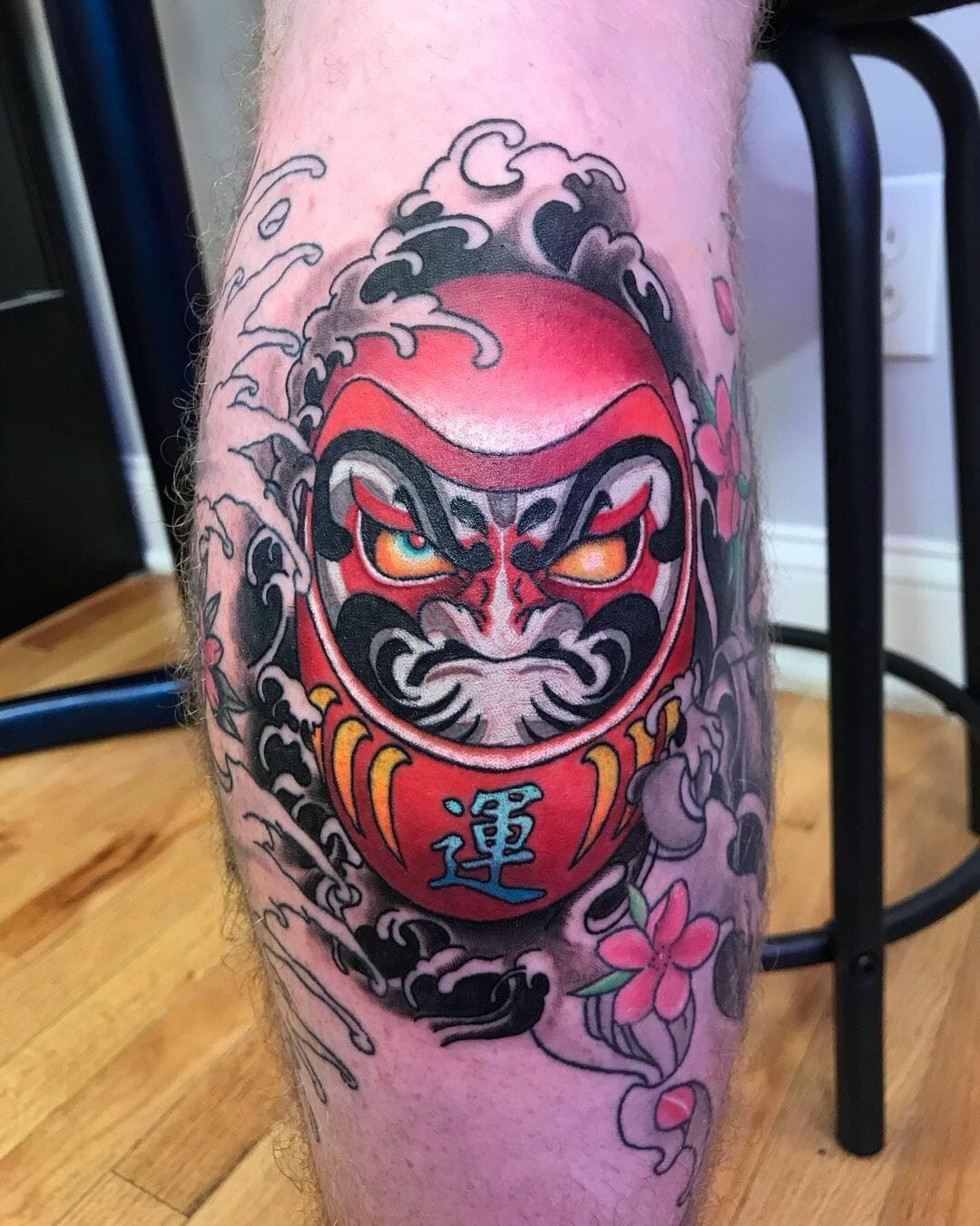 Detailed And Elaborate Daruma Doll Tattoos